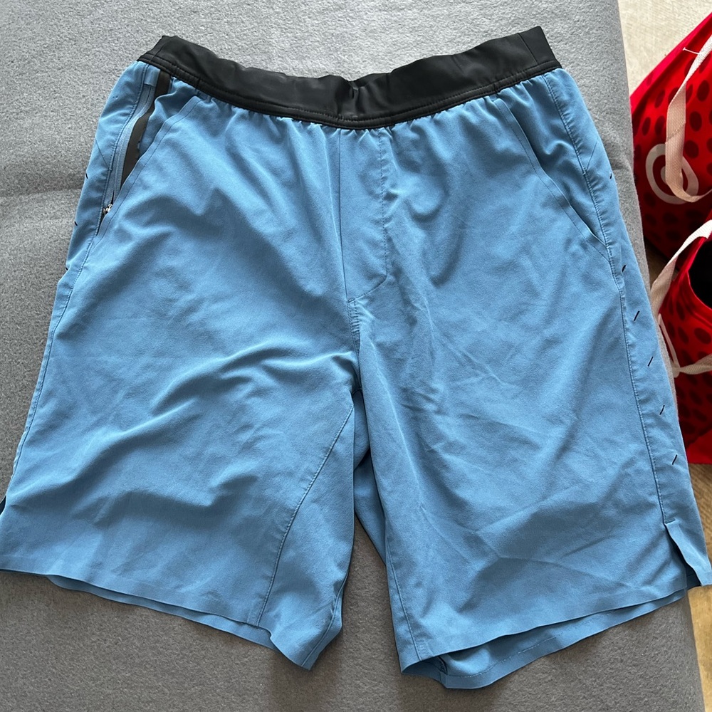 Ten Thousand- Light Blue Athletic Shorts with Black Waistband